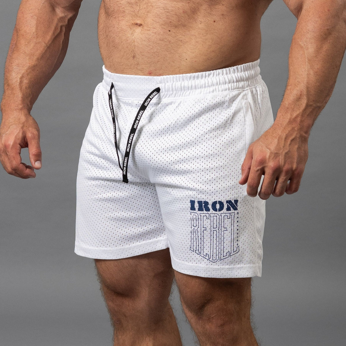 Mesh Shorts (White)