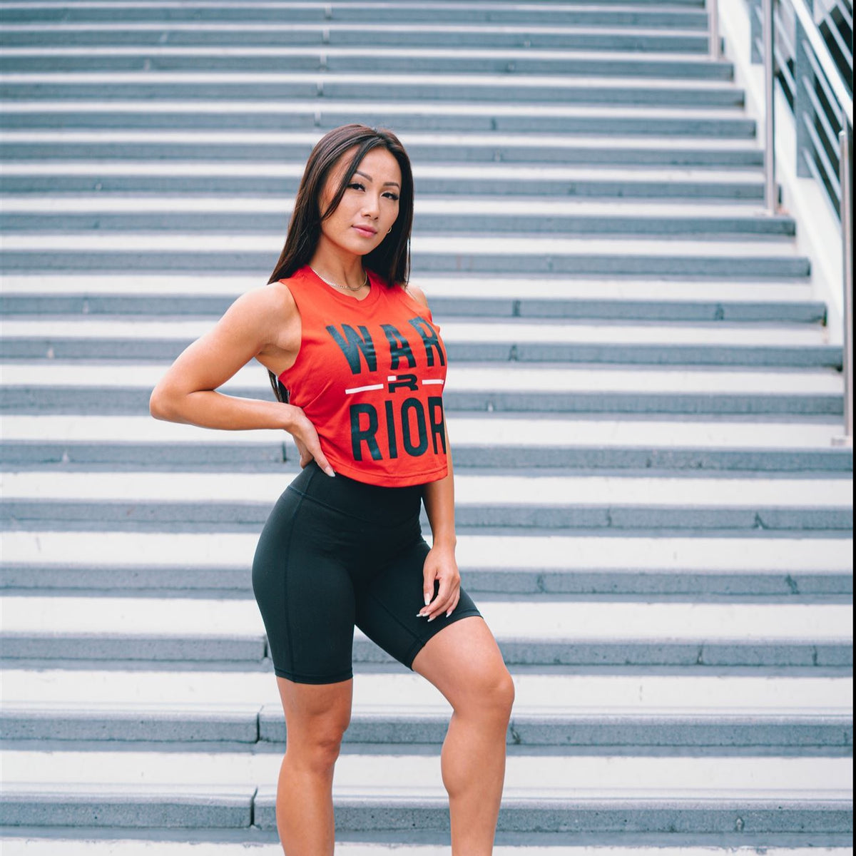 Warrior Crop Tank (Red)