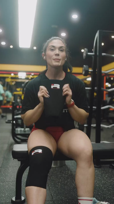 How To put on knee sleeves Iron Rebel Tutorial Video